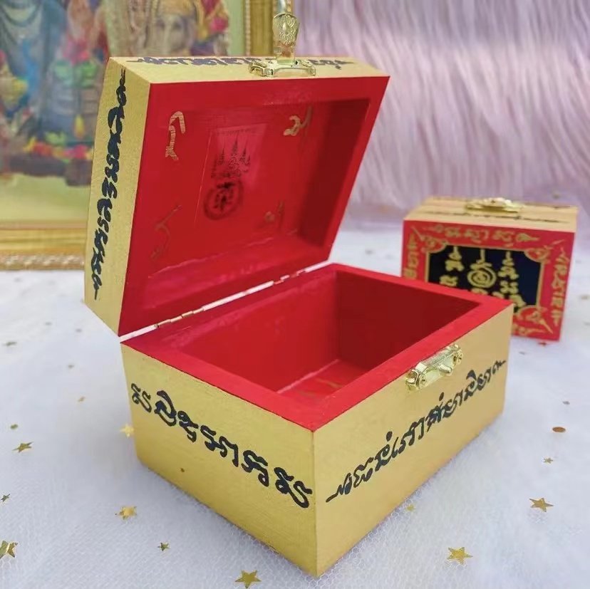 泰国手工艺牌 百家乐泰阁 测 盒子摆件 饰品 179 - 图0