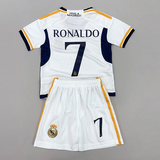 Real Madrid Ronaldo's jersey children's football suit