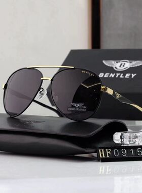 宾利BENTLEY专柜正品太阳镜男士墨镜开车偏光女士专用驾驶潮眼镜