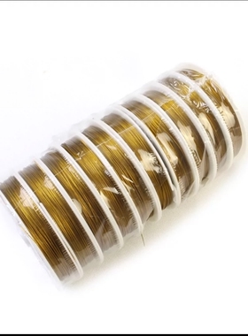 钢丝线引针串珠牵引线绳子自制手机链手链弹力佛珠工具穿珍珠神器