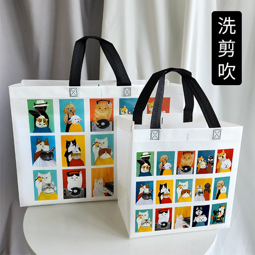 新款服装店袋子定做女装童装店手提袋子塑料包装购物袋印logo - 图2