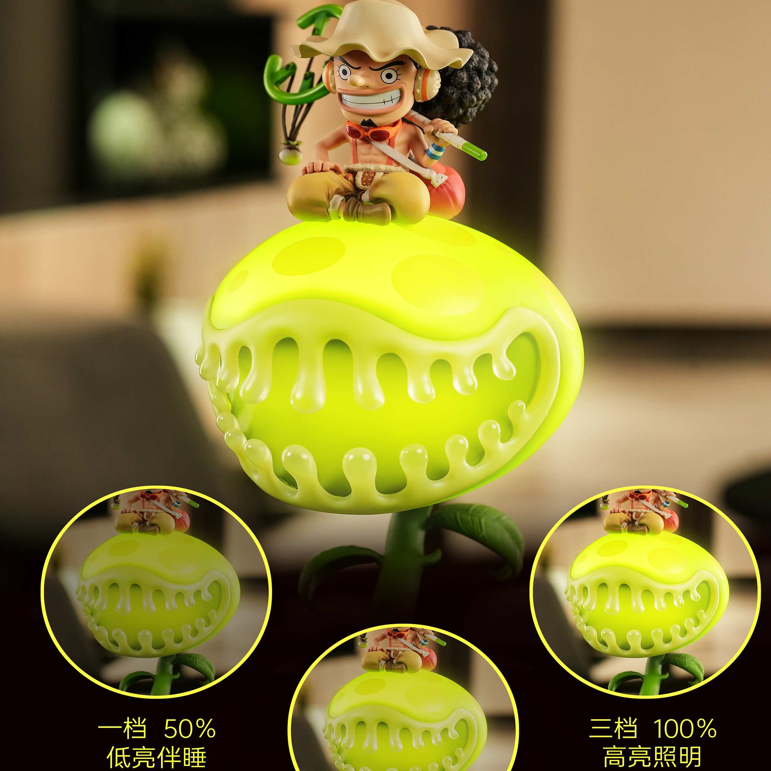 海贼王乌索普捏捏护眼小夜灯入伙礼物送礼万事屋手办正版动漫预售 - 图1