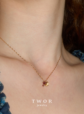 TWOR原创设计18K金女复古时尚