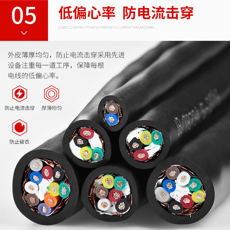 国标RVSP双绞屏蔽线2 4 6 8多芯0.5 0.75平方rs485通讯信号控制线 - 图1