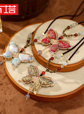 布塔气质百搭高档超仙复古简约国风项链PT2240