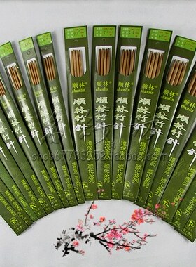 顺林碳化手工编织短直针毛衣针