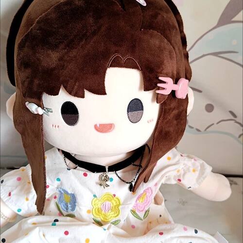 【1640人收藏】原创魔道祖师动漫周边同人魏无羡蓝忘机40cm棉花娃 - 图1