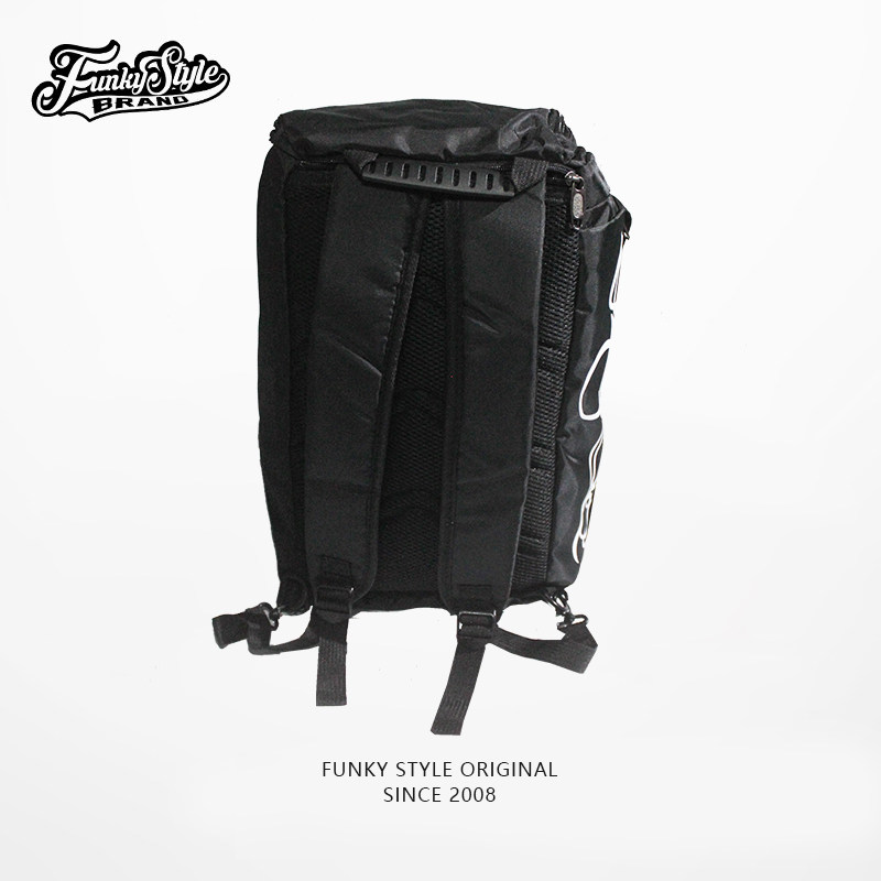 FunkyStyle潮大容量手提包双肩包运动街舞嘻哈斜挎包链条包单肩包,淘宝优惠券,粉丝福利购,淘宝优惠卷