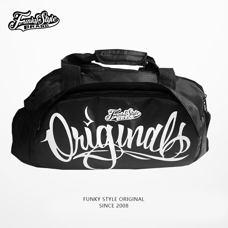 FunkyStyle潮大容量手提包双肩包运动街舞嘻哈斜挎包链条包单肩包,淘宝优惠券,粉丝福利购,淘宝优惠卷