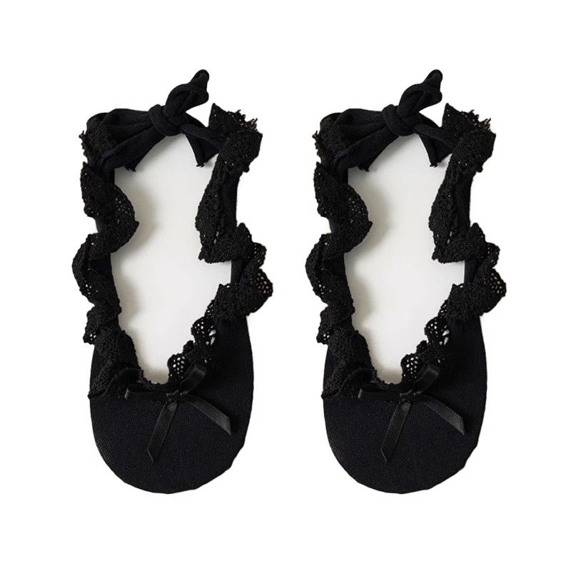 蕾丝花边船袜女纯棉miu系隐形不掉跟夏季薄款芭蕾风配小皮鞋短袜,淘宝优惠券,粉丝福利购,淘宝优惠卷