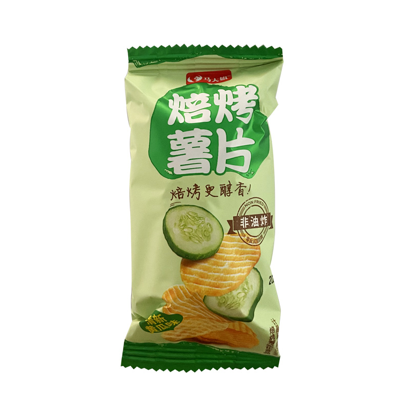 马大姐焙烤薯片500g多口味番茄烤肉原味散装解饿膨化零食休闲食品-图3