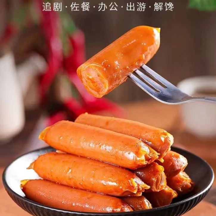 起亮爆汁脆骨烤肠80g/72g肉肠早餐香肠泡面搭档解馋休闲零食-图1