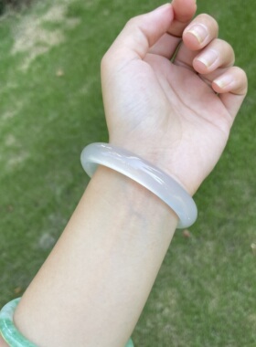 天然冰透高货玛瑙手镯