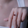 Xielong Jewelry Burmese Pigeon Blood Ruby Ring for Women