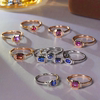 Xielong Platinum/18K Gold Sapphire Ring Certificate