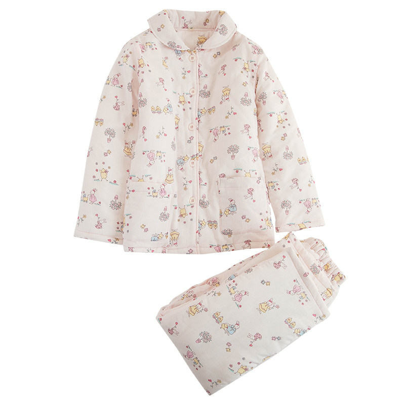 冬季加厚保暖夹棉棉袄棉衣儿童女童睡衣棉衣家居服中大童纯棉套装,淘宝优惠券,粉丝福利购,淘宝优惠卷