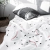 Moonlight Home Dệt Network Red Sheets Single Piece Cotton Nhỏ Dứa tươi Tờ in Ký túc xá Sinh viên Sheets Đơn - Khăn trải giường