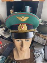 Former Soviet 1989-year KGB KGB KGB border frontlines Air Jungguan Changfu with great eaves cap 56 cm head circumference