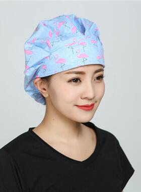 厨房防油污帽子可调节厨师帽