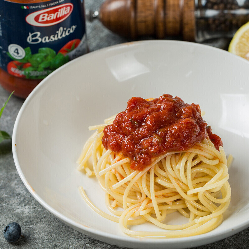 Barilla百味来意大利面500g进口家用速食拌面直条意面通心粉面条-图2