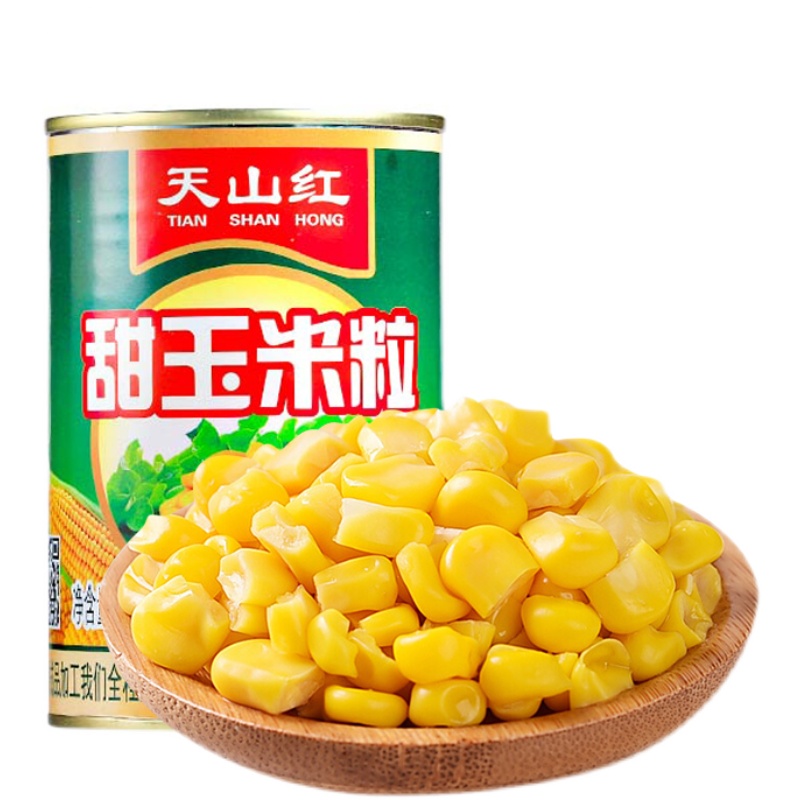 天山红甜玉米粒410g*4即食披萨水果沙拉寿司新鲜嫩罐装罐头小商用 - 图3