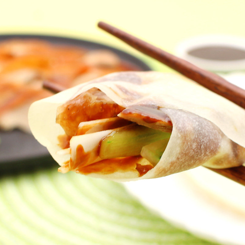 北京烤鸭卷饼皮京酱肉丝荷叶饼筋饼春饼薄饼卷饼面饼隔纸鸭饼和酱,淘宝优惠券,粉丝福利购,淘宝优惠卷