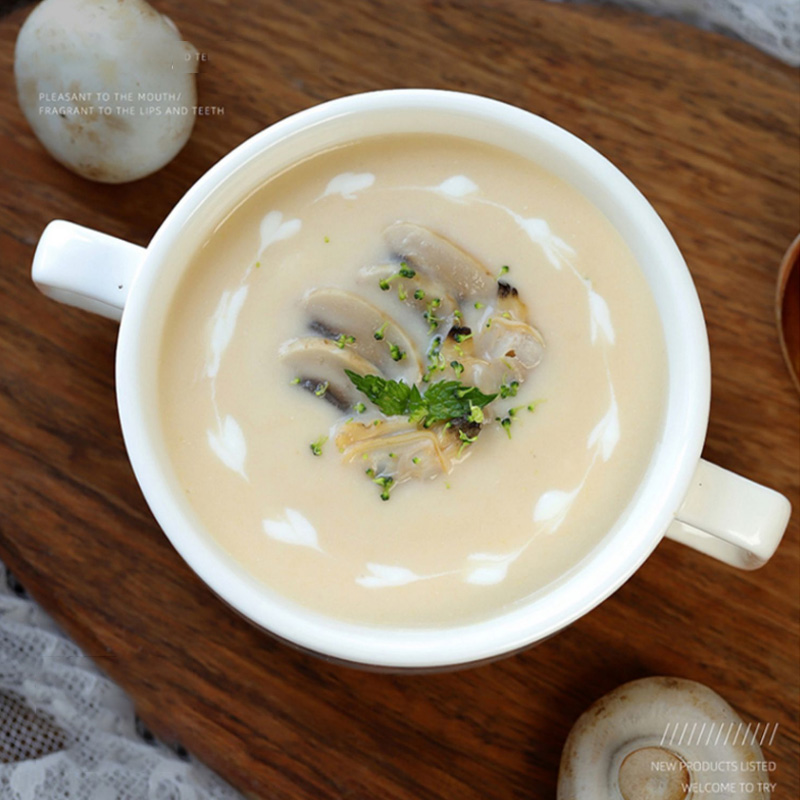 苏伯奶油浓汤 法式蘑菇蛤蜊鸡茸南瓜速食汤免煮早餐加热即食酥皮 - 图0