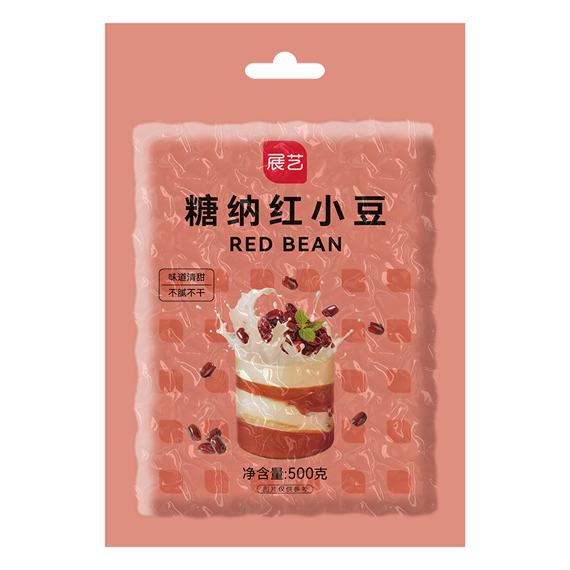 糖纳红小豆500g包粽子用蜜蜜豆红豆沙馅料即食烘焙奶茶店芋圆专用 - 图3