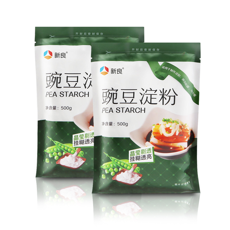 新良豌豆淀粉500g白凉粉凉皮材料专用纯豌豆粉勾芡家庭用原料-图3