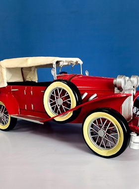 老上海敞篷古董老爷车小汽车模型