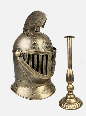古罗马武士铠甲头盔装饰品摆件