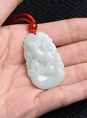 翡翠玉十二生肖属相吊坠龙蛇