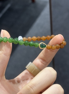 一念天然和田玉手串显白提气款