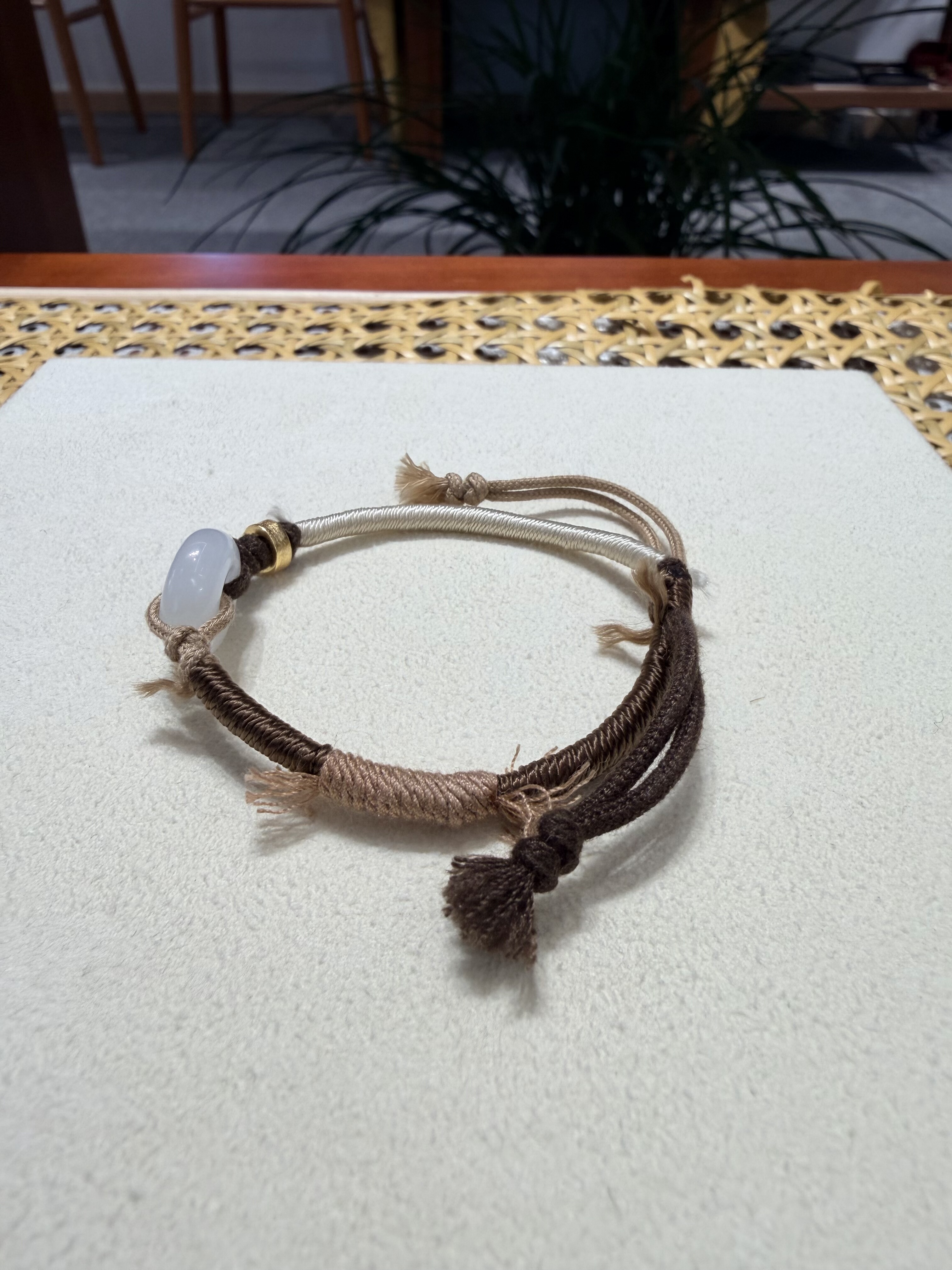 一念•设计「知许」国风新中式和田玉编绳手链,淘宝优惠券,粉丝福利购,淘宝优惠卷