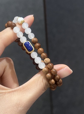 一念设计天然和田玉单圈手串