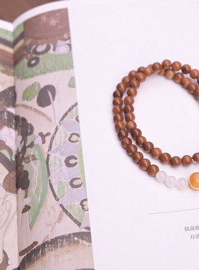 一念·设计「木禅」库克白玉设计款新中式国风手串 货号10708qq