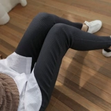 Черные штаны, верхняя одежда, карандаш, тонкие леггинсы, в обтяжку, по фигуре, большой размер