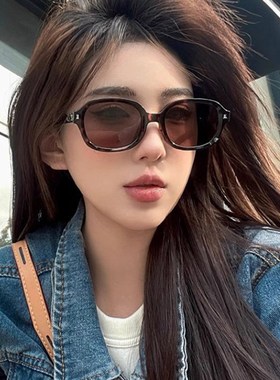 速发折叠脸防2025新款显脸小偏光镜紫外线太镜圆墨户外防晒男