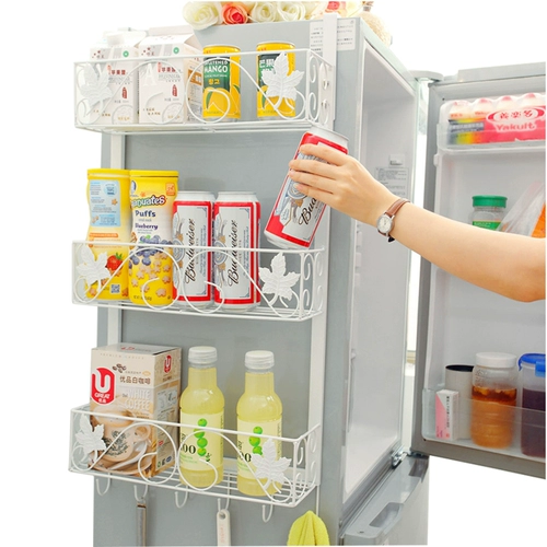 Железный холодильник подвесной стойка боковой стены -боковые кухонные принадлежности для домашних условий использования хранения хранения Daquan