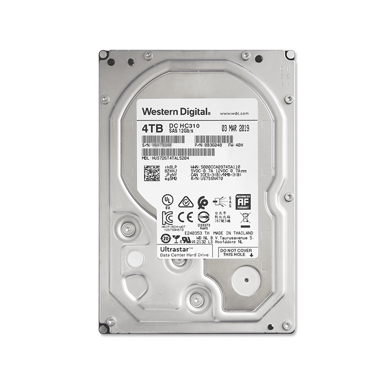 WD/西数HC310 HUS726T4TAL5204 4TB 3.5寸企业级SAS服务器硬盘4T - 图2