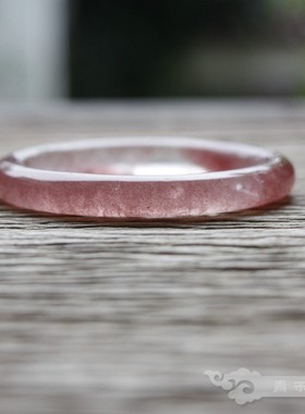 『青禾淑坊』天然手镯风雅草莓晶