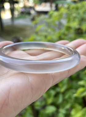 『青禾淑坊』天然玛瑙手镯  古典玉石镯 57MM