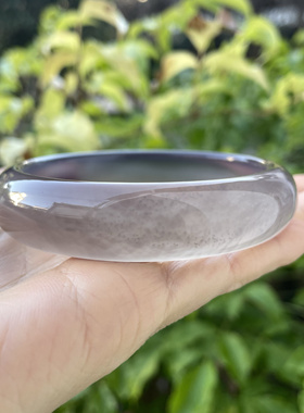 『青禾淑坊』天然玛瑙手镯 复古国风古典镯 {昨夜星辰昨夜风}60MM