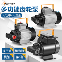 Carvette electric oil pump 12V24V220V self-priming high power hydraulic oil gear diesel fuel tanker