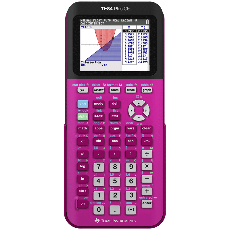 德州仪器TI-84 PLUS CE彩屏图形绘图 ti84计算器 SAT/AP大学生考试出国留学彩屏图形绘图图形计算器 - 图2