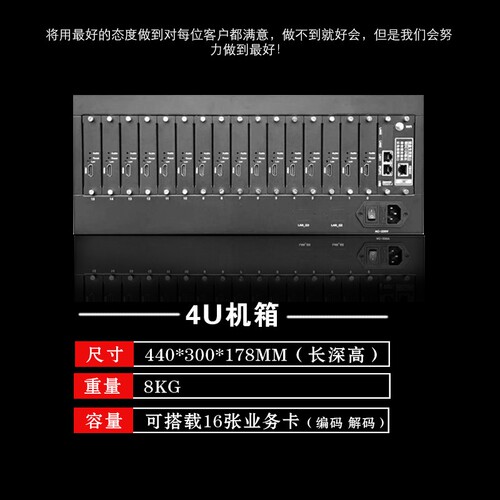 H265网络监控拼接屏4k解码器矩阵数字视频矩阵兼容海康大华36分割