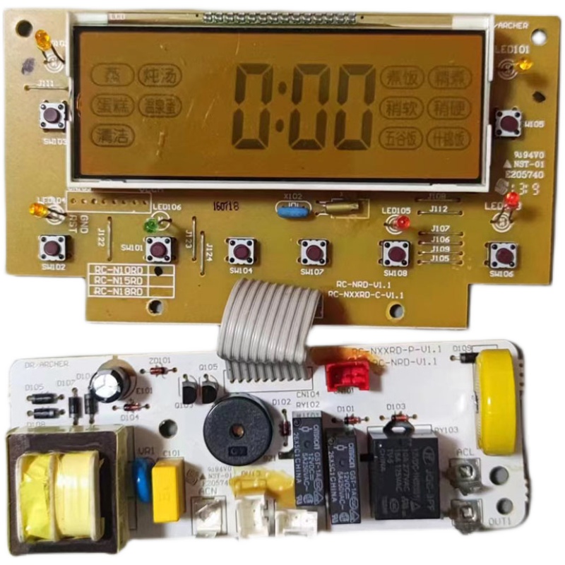 东芝电饭煲配件RC-N15MC主板N10RV灯板15控制板N10RD电源板显示板 - 图1