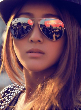 彩膜情侣开车明星同款司机镜