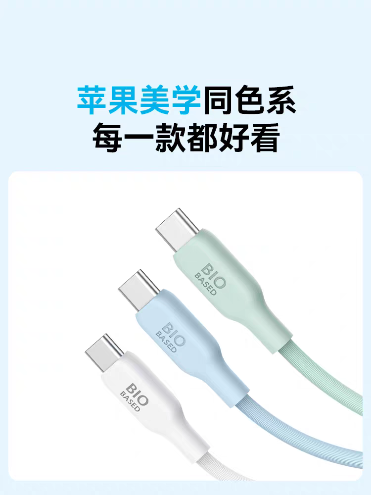 Anker安克240W数据线PD3.1快充线CC线双头typec线5A适用MacBookPro笔记本iPhone15Pro苹果平板iPadPro-图1