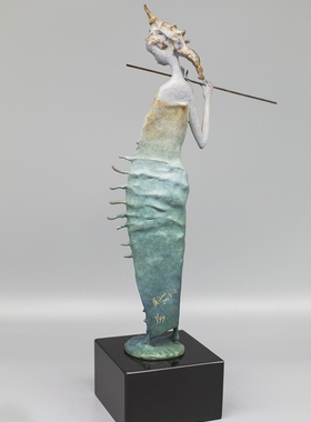 21造艺术|吴文才签名限量雕塑99版摆件礼物 海韵